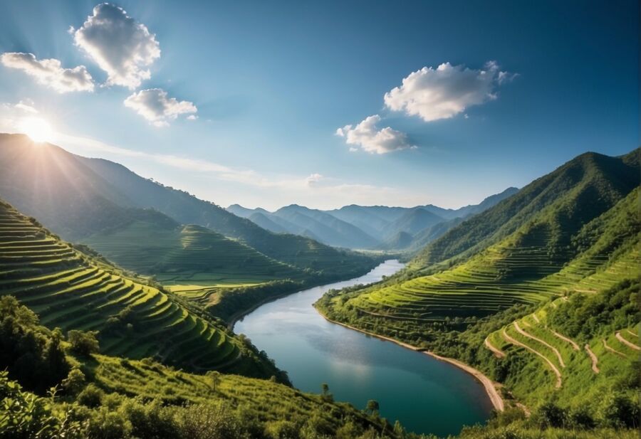 Picturesque Sajek valley views