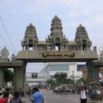 Poipet signage in the border in Cambodia