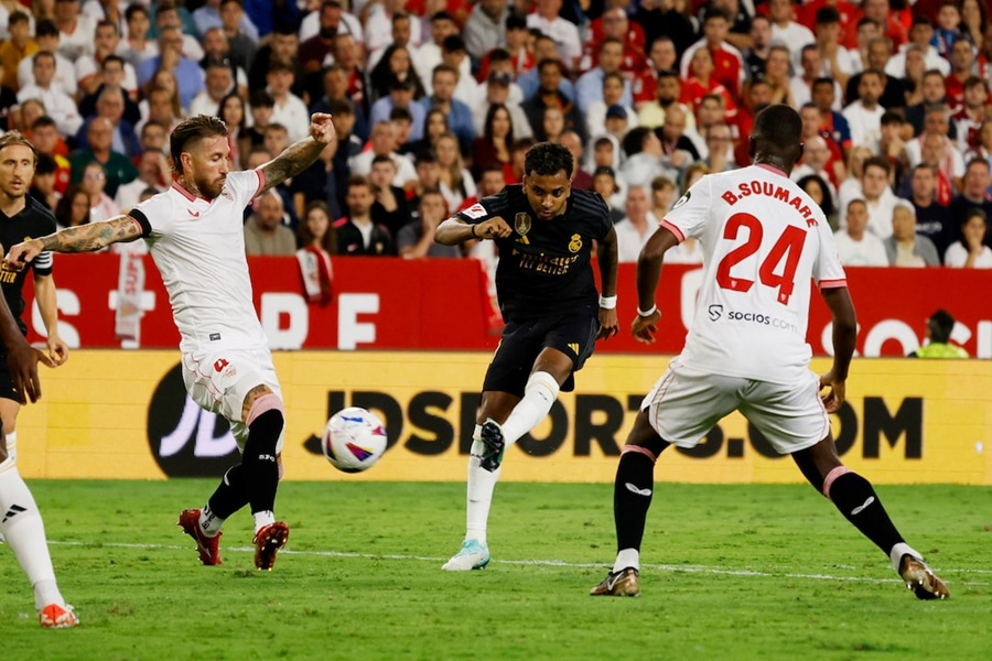 Real Madrid and Sevilla