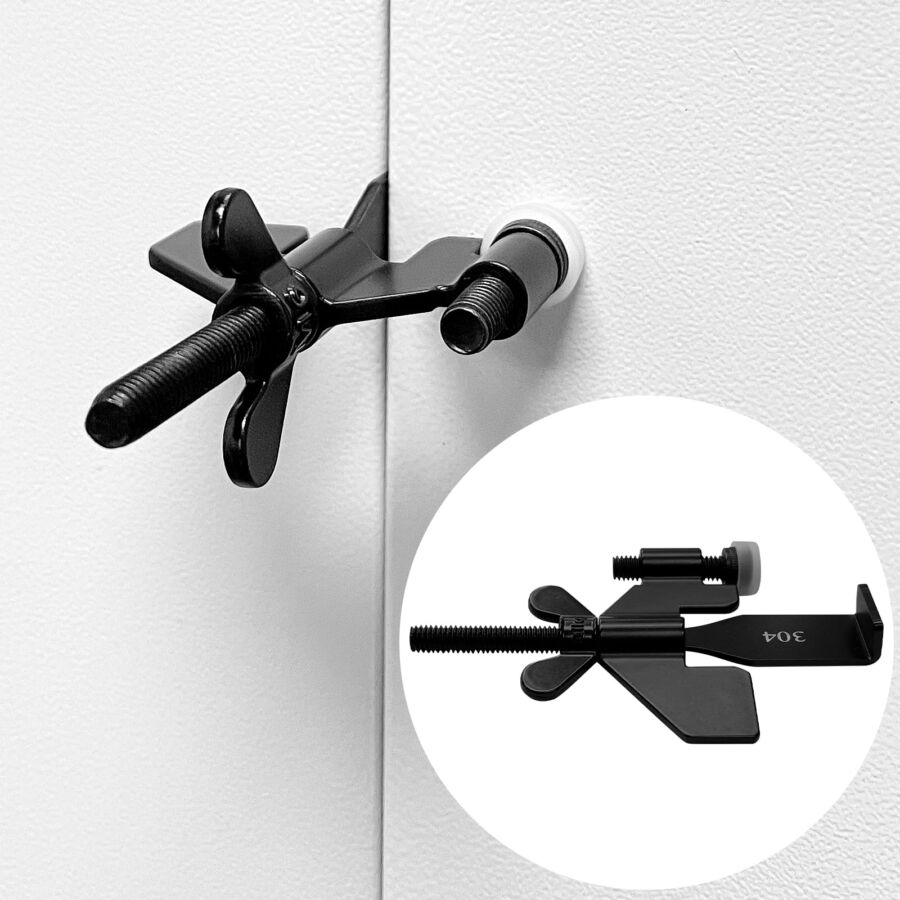 Rerishom Black Portable Door Lock