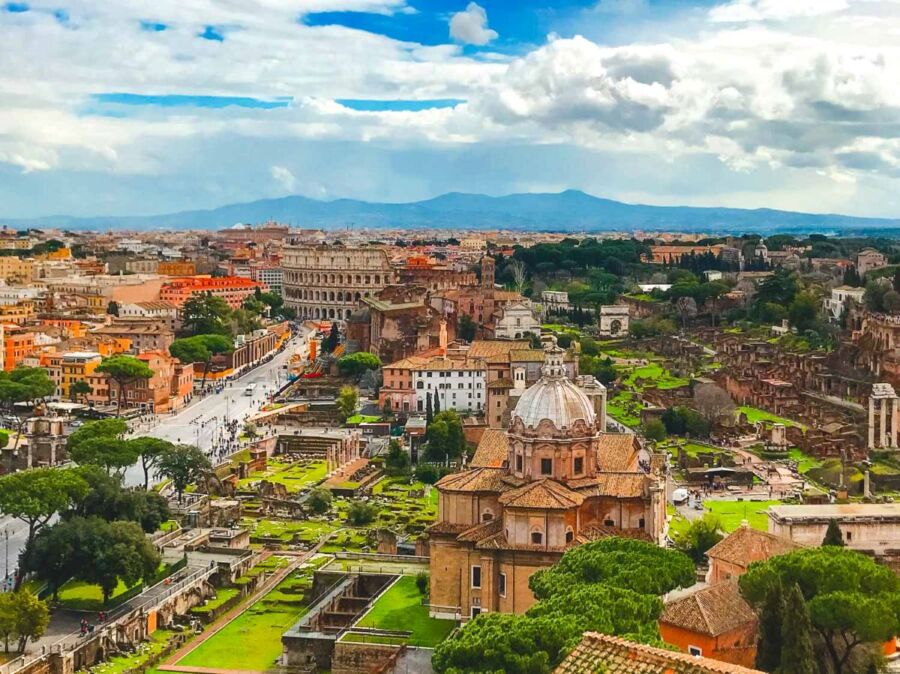 Rome in Different Seasons