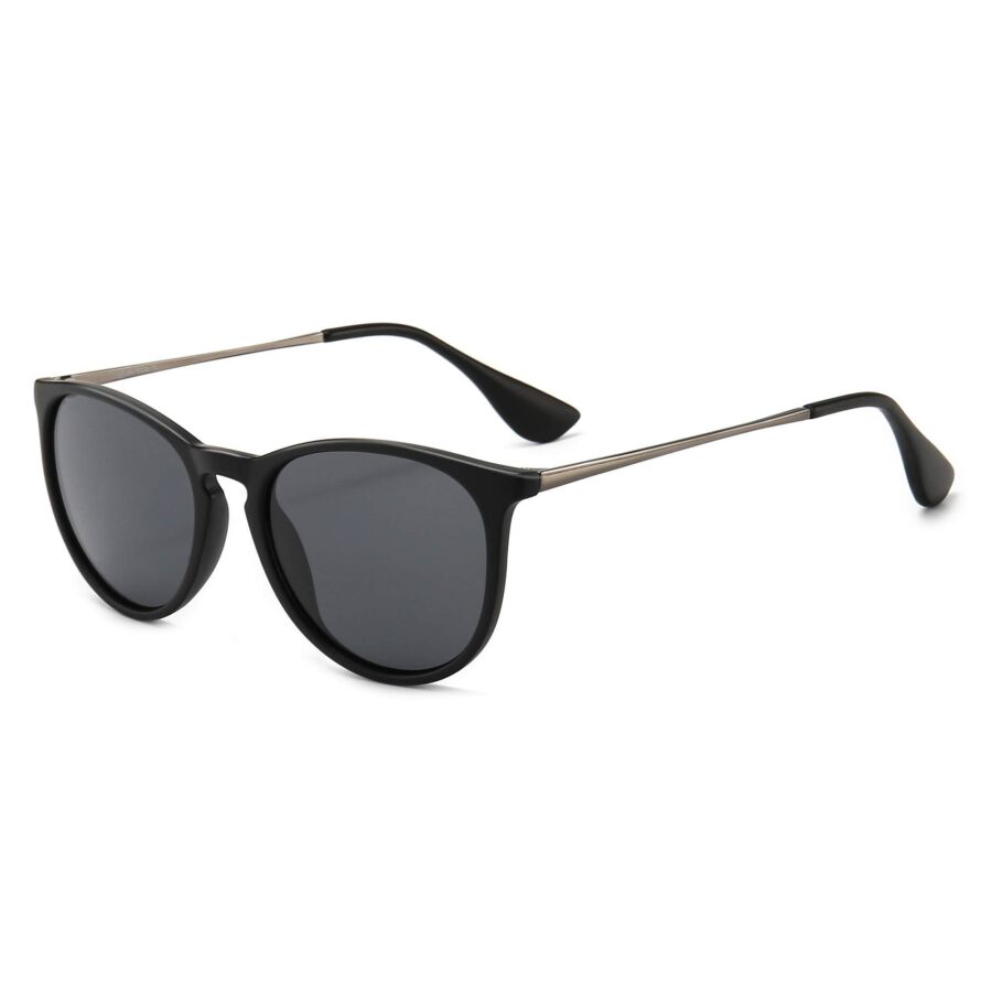 SUNGAIT Vintage Round Sunglasses