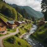 Beautiful scenery at Sajek Valley