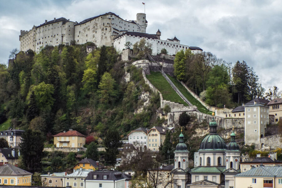 Salzburg Old Town Hohensalzburg Castle