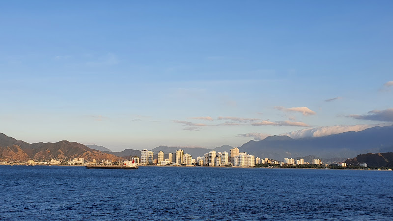Santa Marta view at sea
