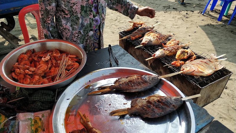 Sittwe Beach Food Stall