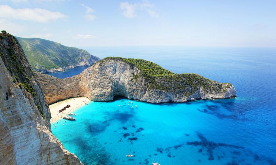 Blue waters at Syvota (Greece)