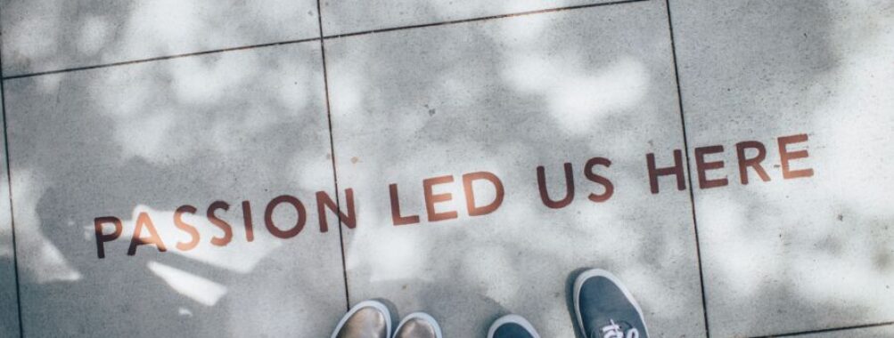 Travelers taking a shot of the ground with text
