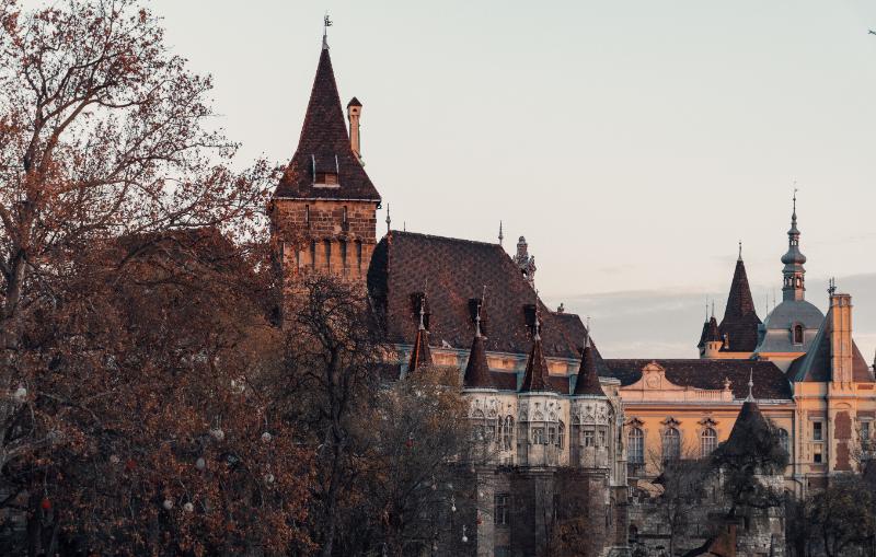 Beautiful Vajdahunyad Castle in Hungary