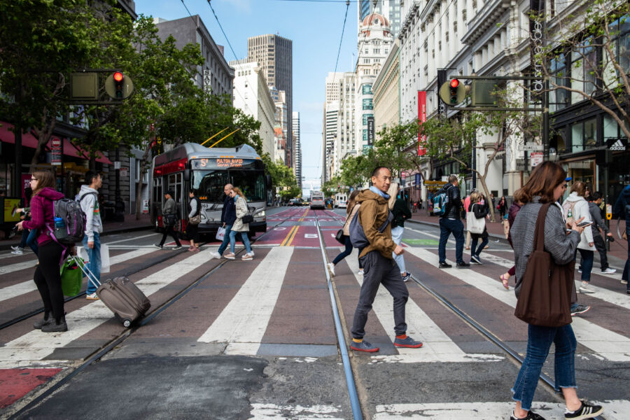 Market Street in San Francisco