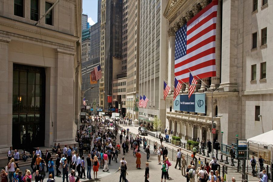 Wall Street in New York City