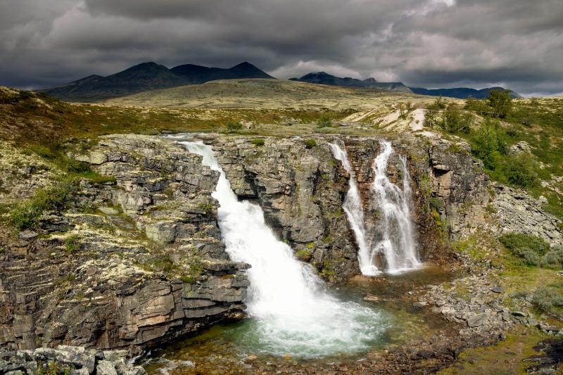 Waterfalls at Rondane National Park