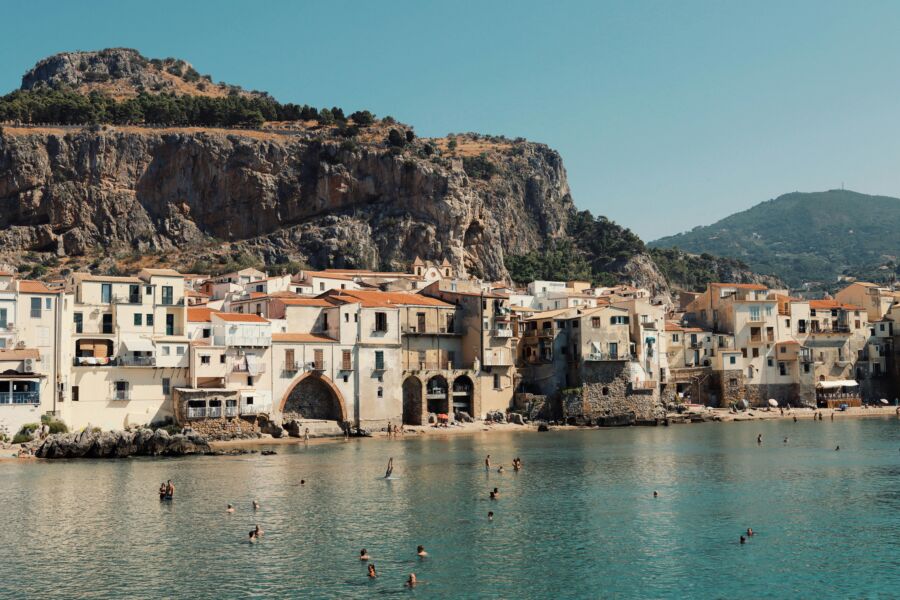 Waterfront of Cefalù (Italy)