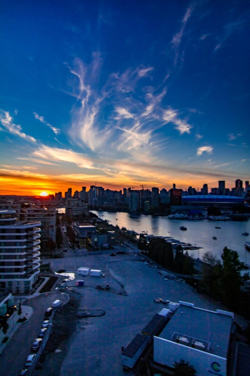 Yaletown during golden hour