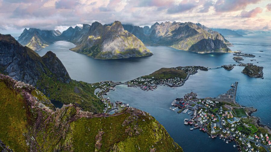 Reinebringen on the Lofoten islands