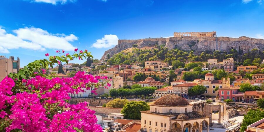 athens scenery view
