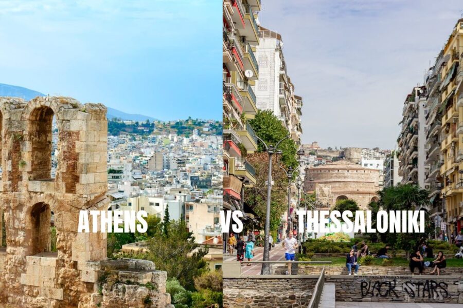 athens thessaloniki comparison