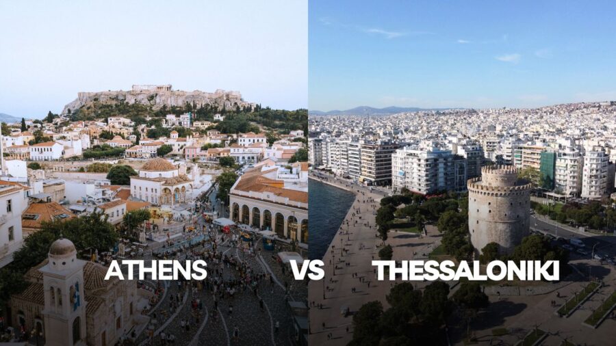 athens vs thessaloniki