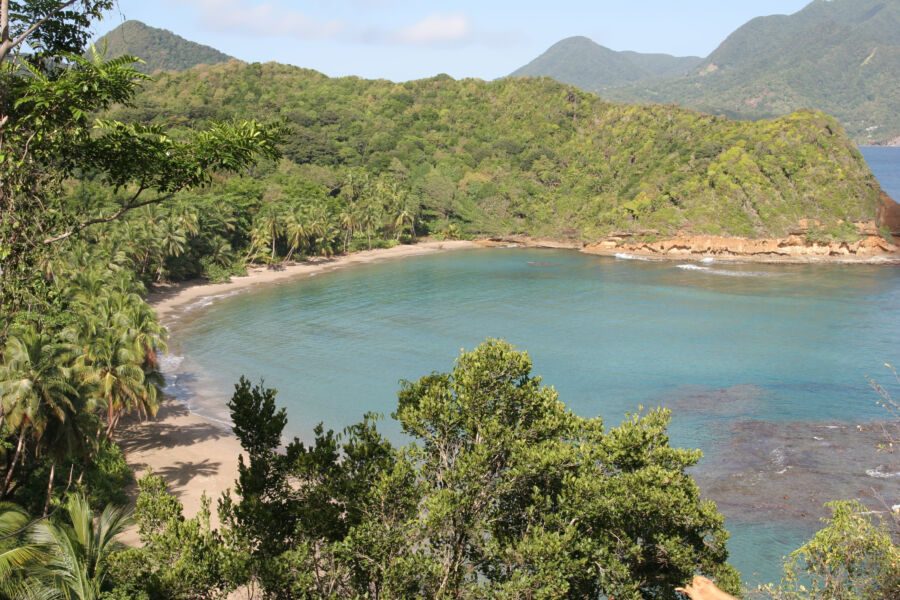 Batibou beach, Dominica, Caribbean