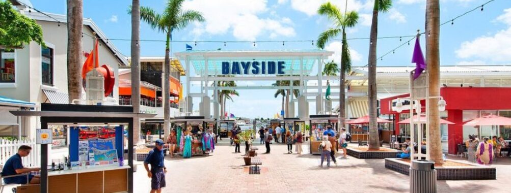 Gate side of Bayside Marketplace