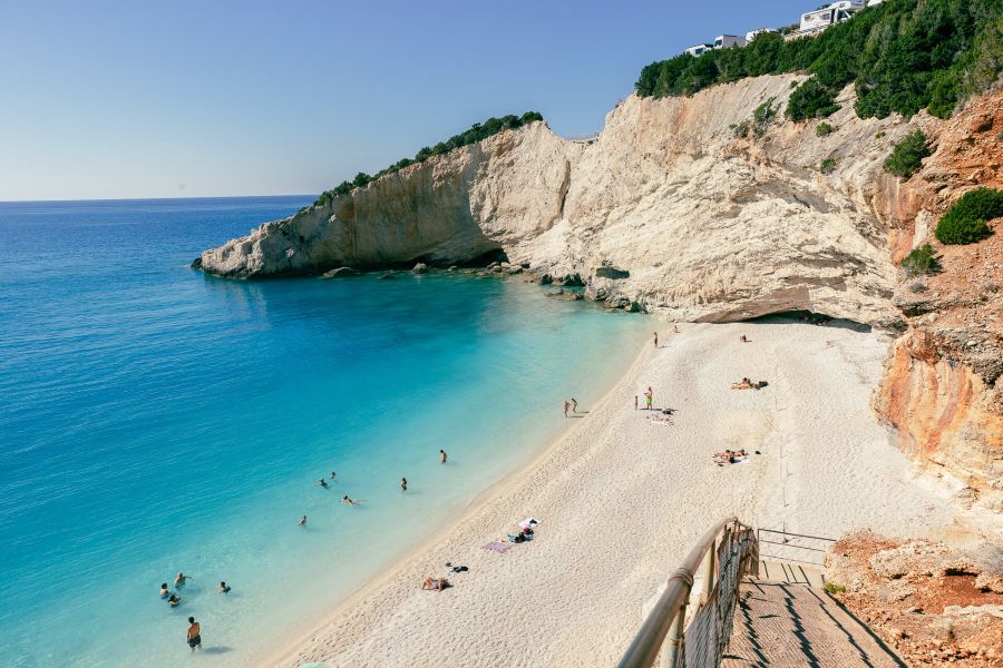 Lefkada's Rugged Mountains
