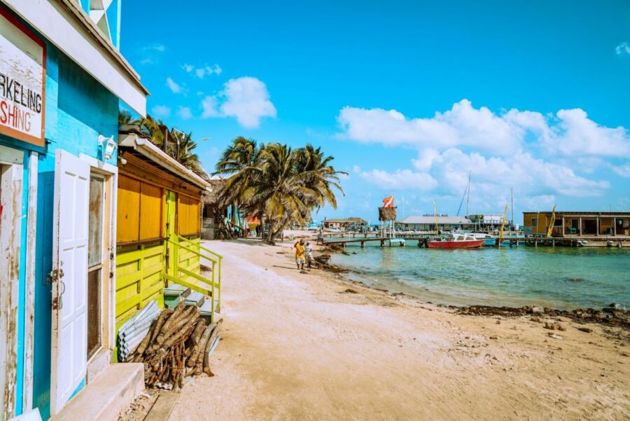 beach scene tropical