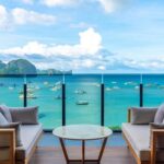 A view from a hotel in El Nido