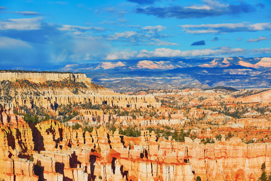 Stunning red sandstone hoodoos stand tall in Bryce Canyon National Park, highlighting Utah's natural beauty and unique landscapes