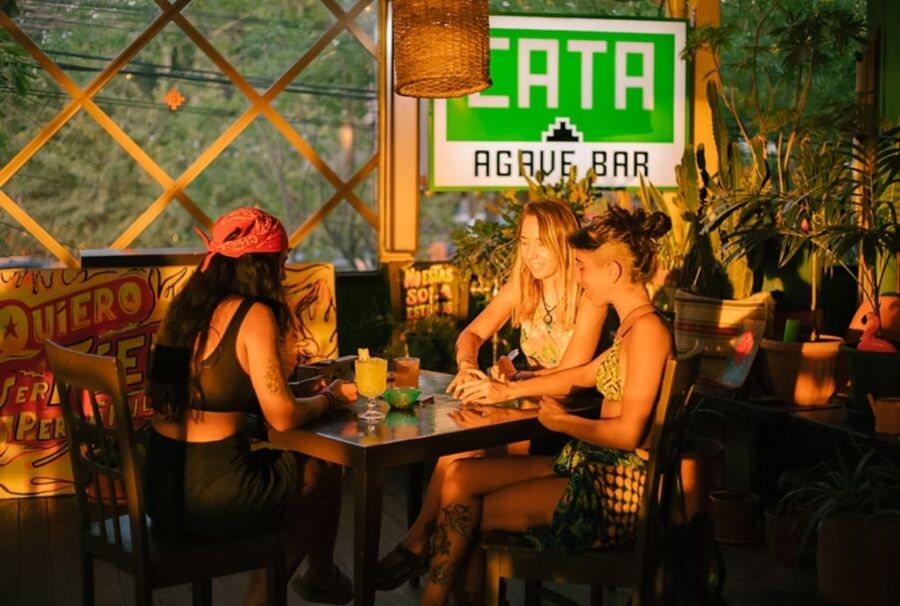 Interior of the CATA Agave Bar in Tamarindo