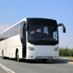 White Bus on the Road