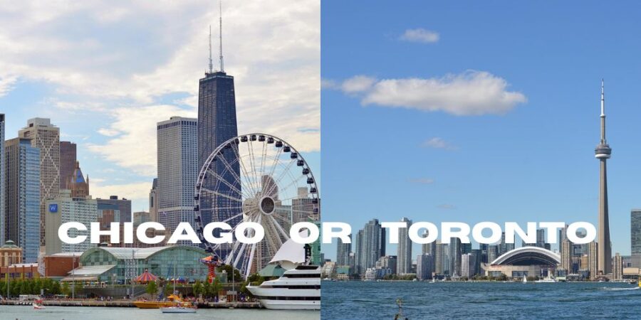 chicago toronto skyline comparison