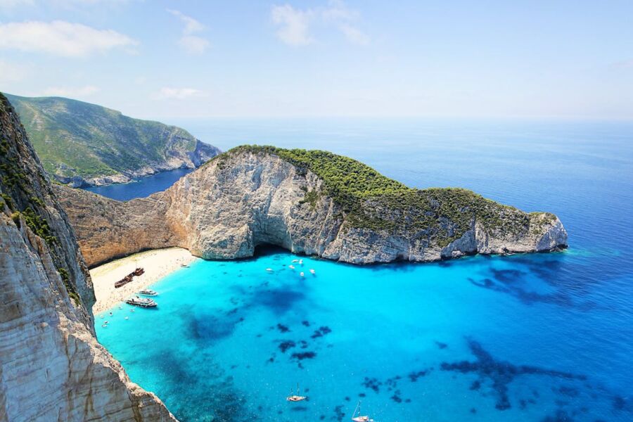coastal cliff paradise