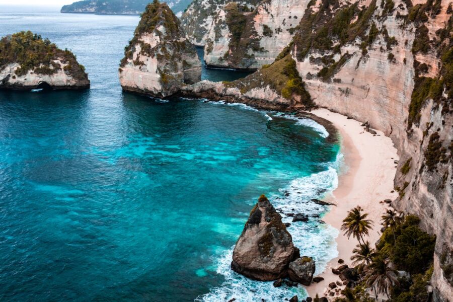 coastal cliffs beach views