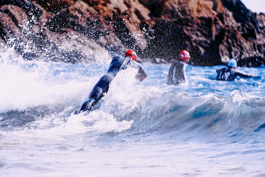 coastal water sports scene