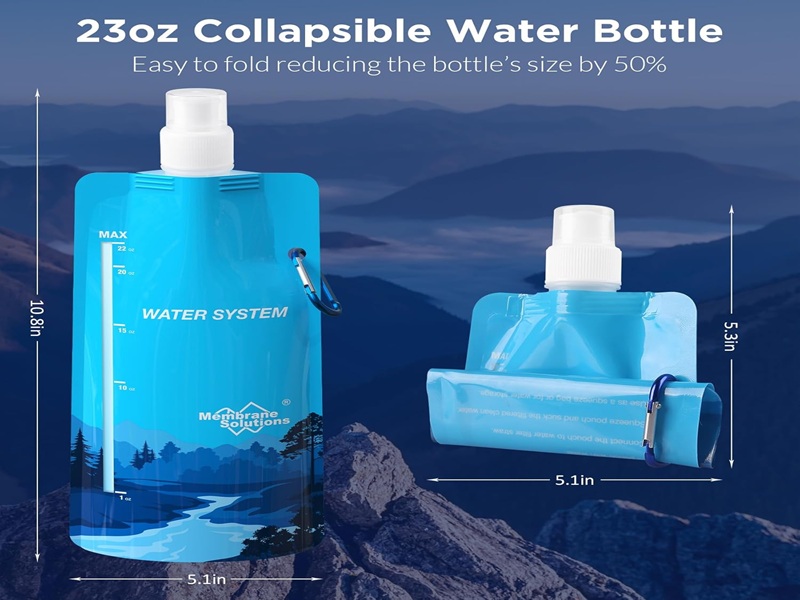 Membrane Solutions Collapsible Bottle