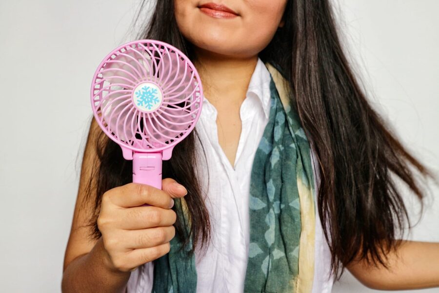 Right portable travel fan
