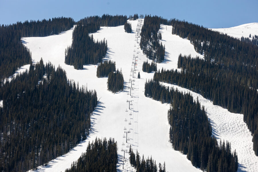 Slopes at Copper Mountain, showcasing the scenic beauty of the Colorado Rockies.