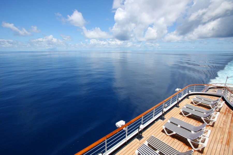 cruise deck ocean view