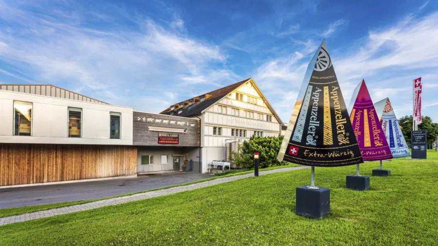 Swiss Cheese Factory Appenzeller: Artisan Cheese-Making Process in Scenic Switzerland.