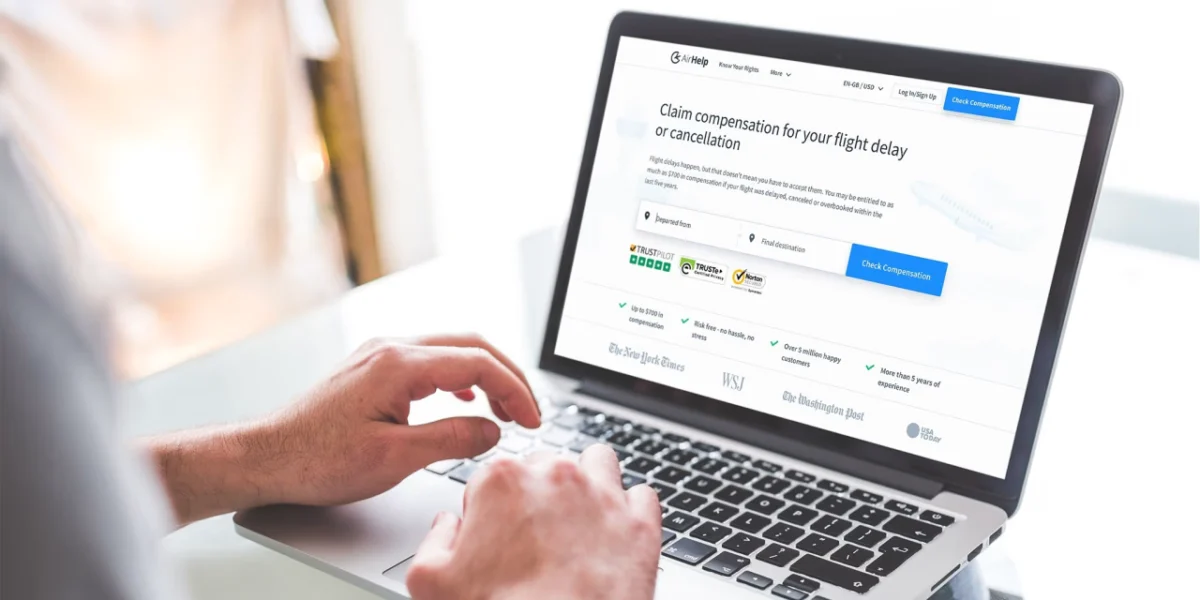 Submit a flight delay claim online quickly with AirHelps hassle-free website service.