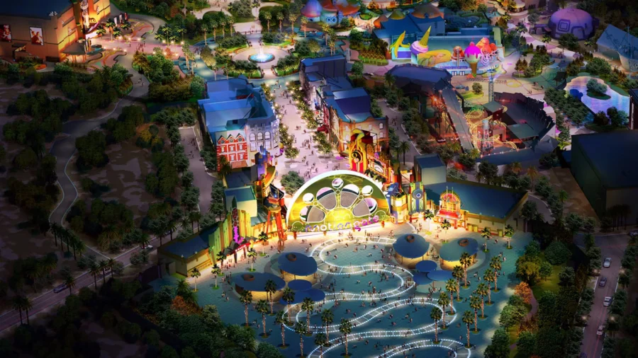 Motiongate Dubai theme park attractions and entertainment overview.