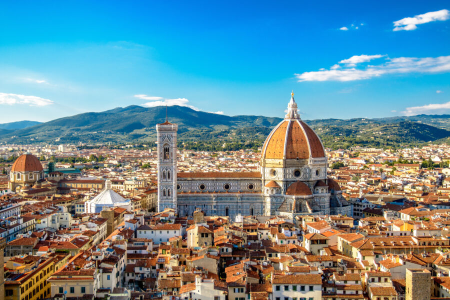 The Duomo di Firenze, or Cathedral of Santa Maria del Fiore, is a stunning architectural landmark in Florence, Italy
