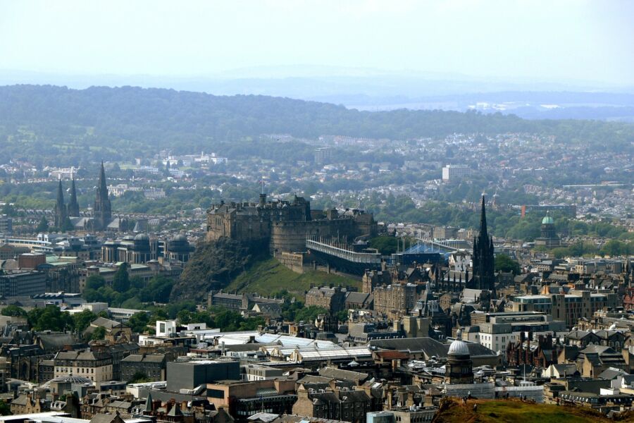 edinburgh landscape view
