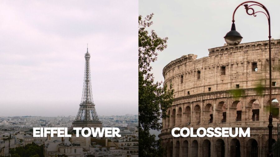 Eiffel Tower vs. Colosseum