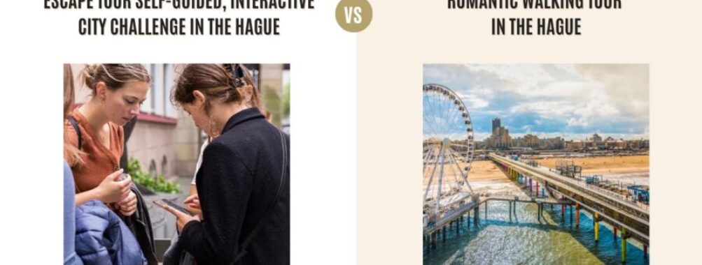 Escape Tour Self-Guided, Interactive City Challenge in the Hague vs Romantic Walking Tour in the Hague: Which Tour Is Better?