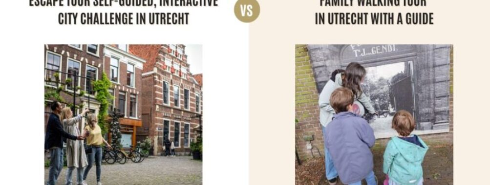 Escape Tour Self-Guided, Interactive City Challenge in Utrecht Vs Family Walking Tour in Utrecht with a Guide: Which Tour Is Better?