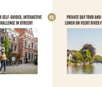Escape Tour Self-Guided, Interactive City Challenge in Utrecht vs Private Day Tour and Cruise with Lunch on Vecht River from Utrecht: Which Tour Is Better?