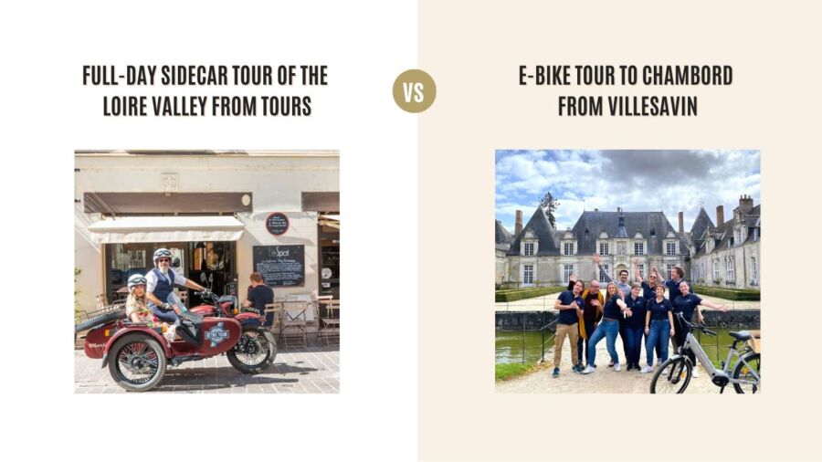 Full-Day Sidecar Tour of the Loire Valley from Tours Vs E-Bike Tour to Chambord from Villesavin: Which Tour Is Better?
