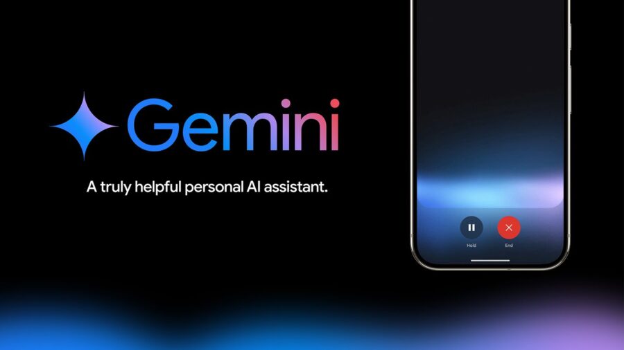 Modern AI assistant Gemini showcasing sleek design, innovative features, and user-friendly interface.