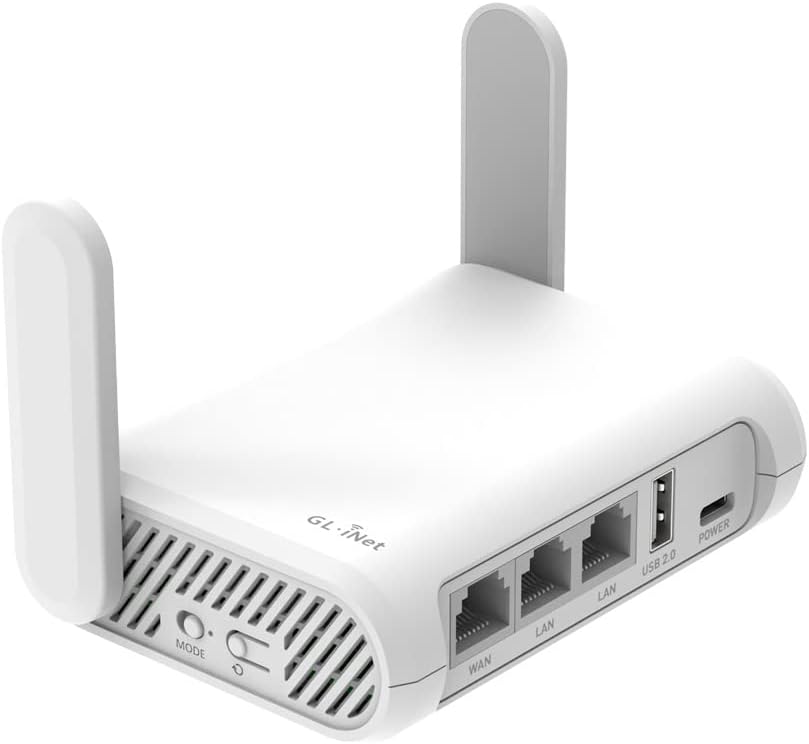 GL.iNet Opal Travel Router dual-band wireless router, designed for high-speed internet connectivity and reliable performance.